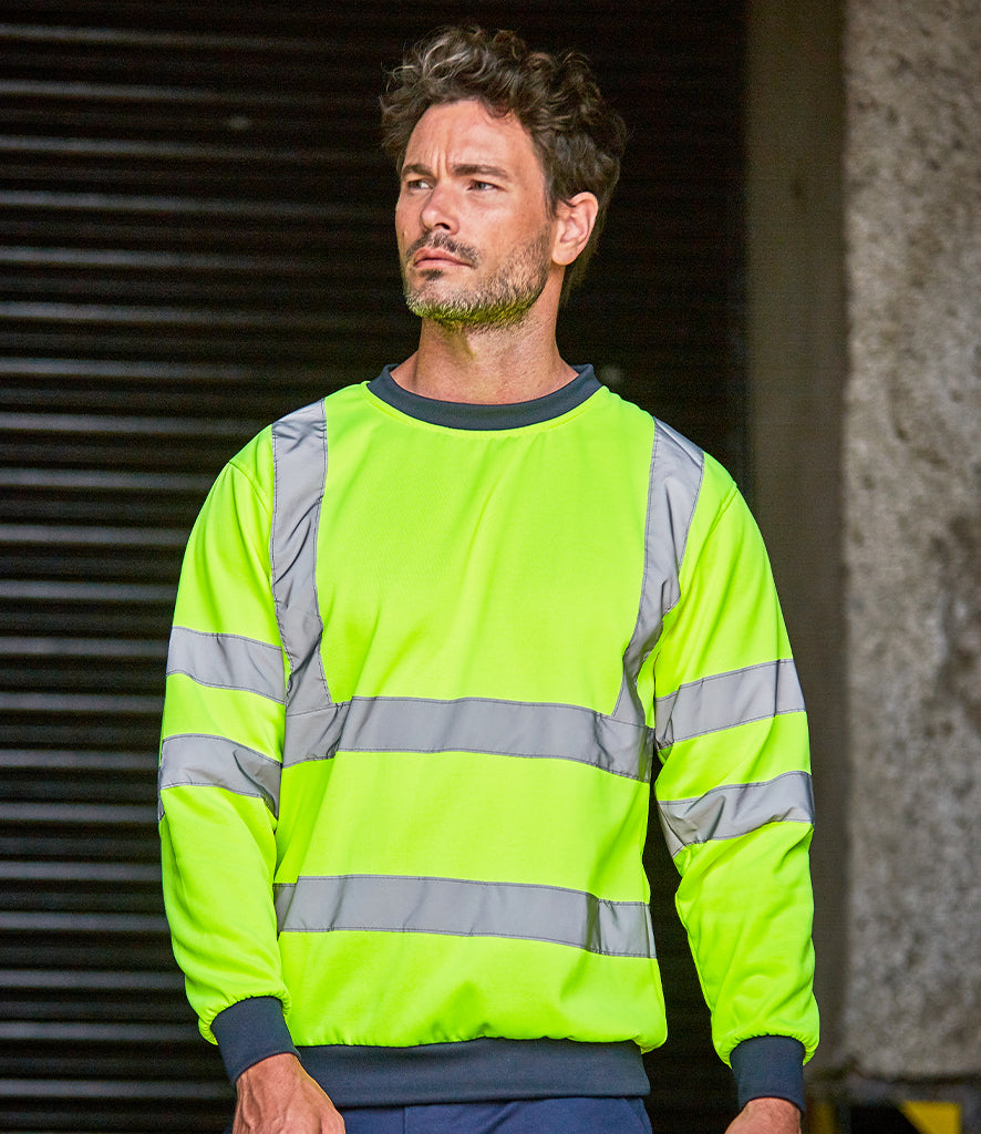 Hi Vis Two Tone Custom Sweatshirt