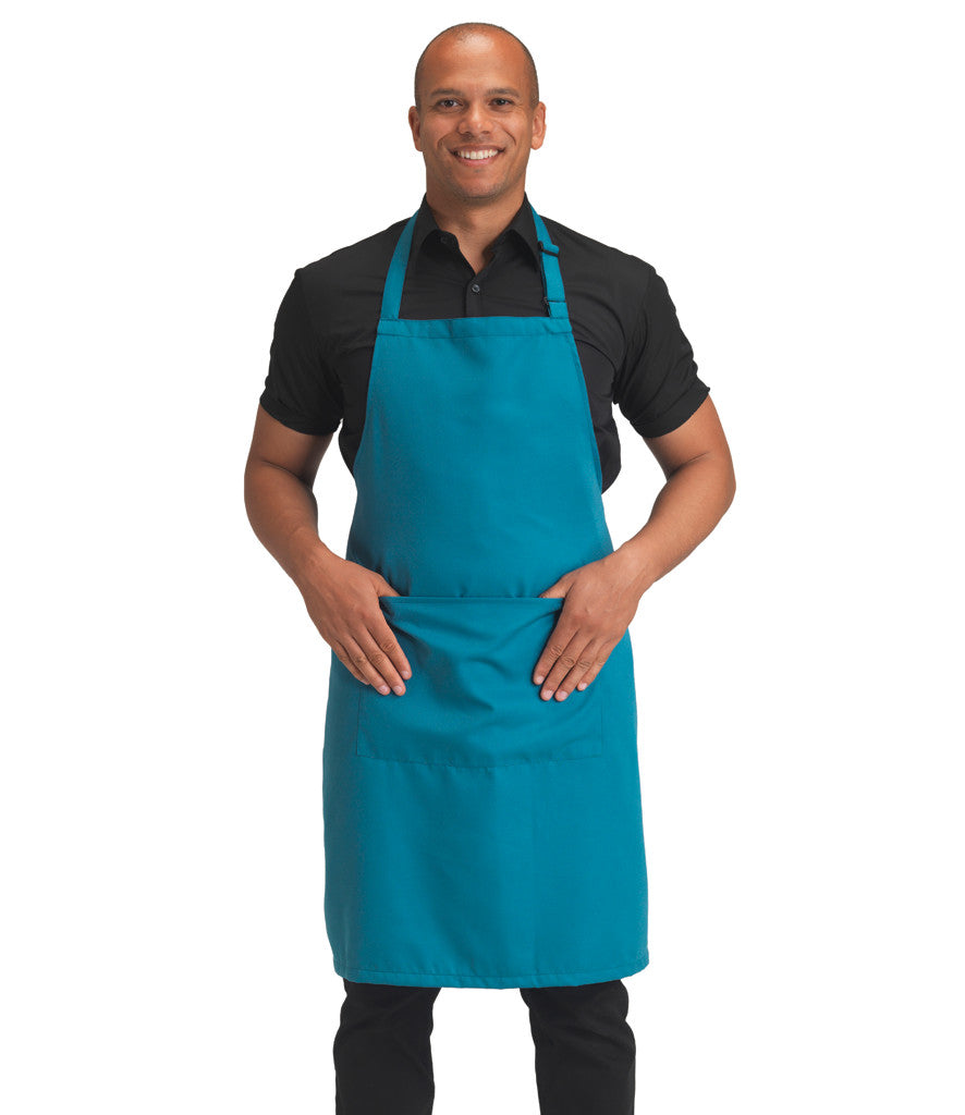 Dennys Polyester Pocket Bib Apron - DE101