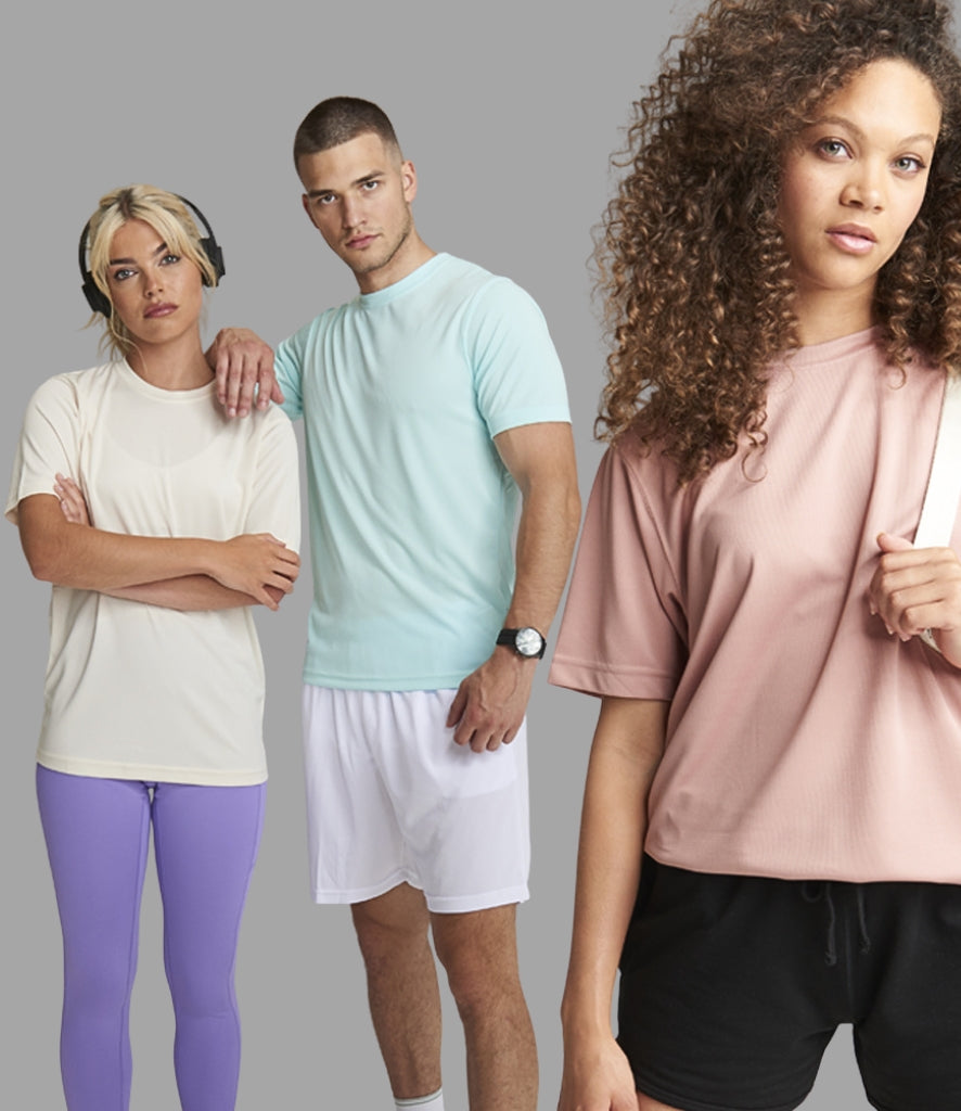 Awdis Just Cool Textured T-Shirt - JC001