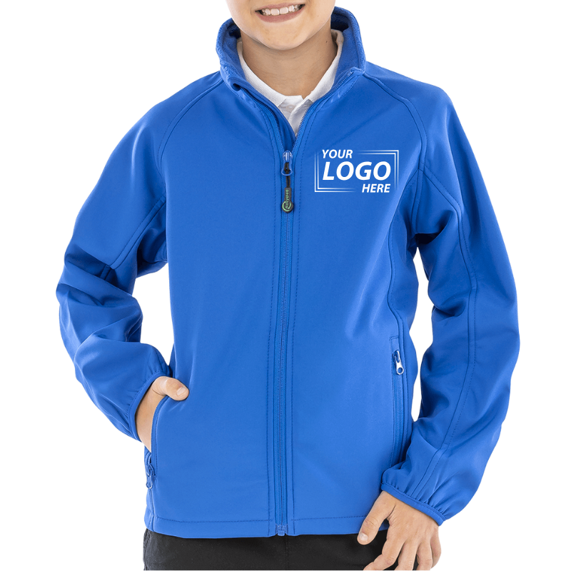 Kid's Result Printable Softshell Jacket - R901J