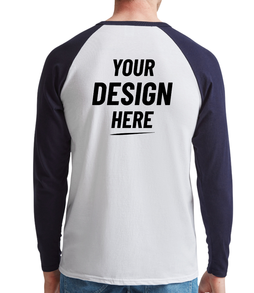 Fruit Of The Loom Long Sleeve Baseball T-Shirt - SS028