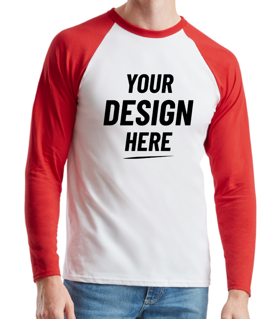 Fruit Of The Loom Long Sleeve Baseball T-Shirt - SS028