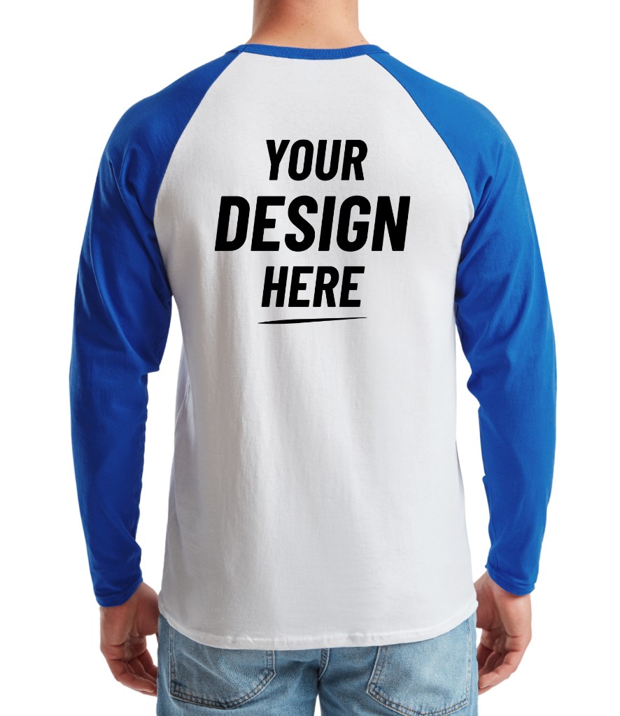Fruit Of The Loom Long Sleeve Baseball T-Shirt - SS028