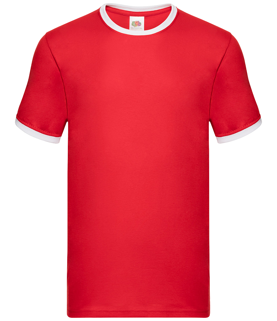 Fruit Of The Loom Contrast Ringer T-Shirt - SS168