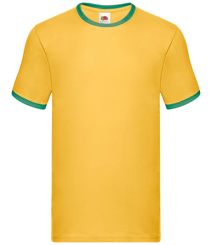 Fruit Of The Loom Contrast Ringer T-Shirt - SS168