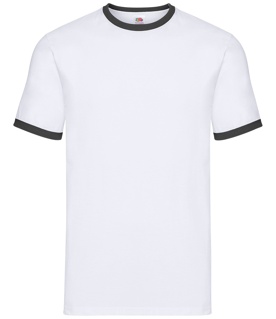 Fruit Of The Loom Contrast Ringer T-Shirt - SS168