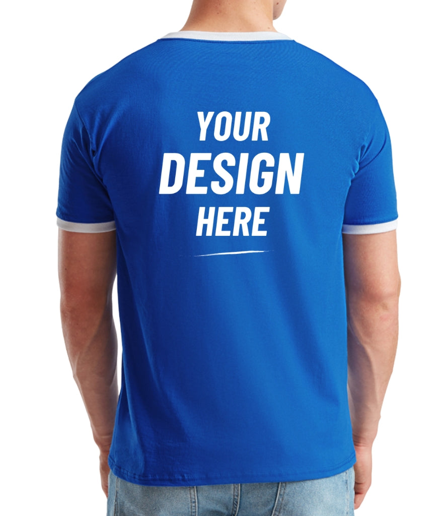 Contrast Ringer Custom T-Shirt