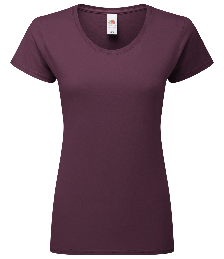 Women's Fruit Of The Loom Iconic 195 T-Shirt - SS424